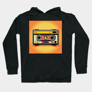 Vintage Retro Music 80s Audio Cassette Tape 087 Hoodie